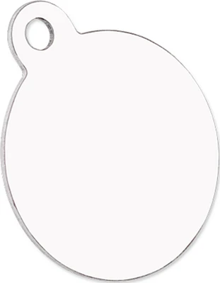 Customizable Pet Tag - Circle, Glossy