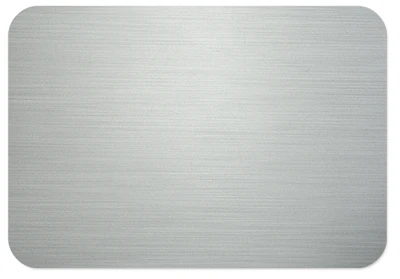 Customizable Name Badge - Rectangle, Aluminum
