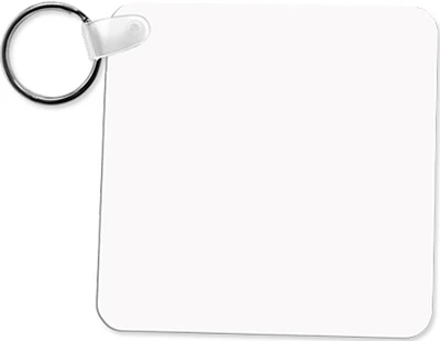 Customizable Key Chain - Square, Aluminum