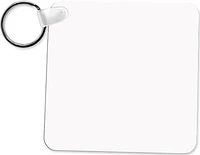 Customizable Key Chain - Square, Aluminum