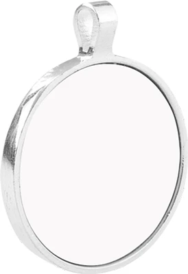Customizable Bezel Pendant - Circle, with Insert