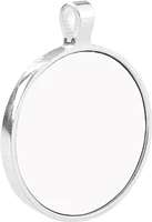 Customizable Bezel Pendant - Circle, with Insert