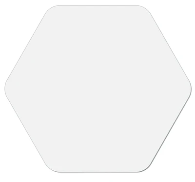 Customizable Magnet - Hexagon, Semi-Gloss
