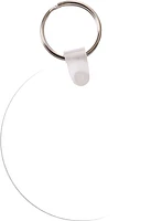 Customizable Key Chain - Circle, FRP