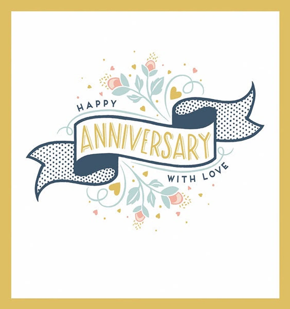 Happy Anniversary with Love Card