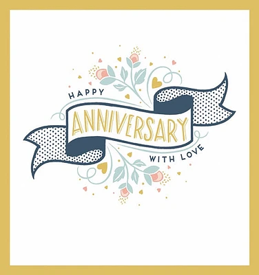 Happy Anniversary with Love Card