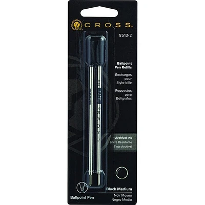 8513-2 Cross Standard Ballpoint Pen Refills - 2 / Pack