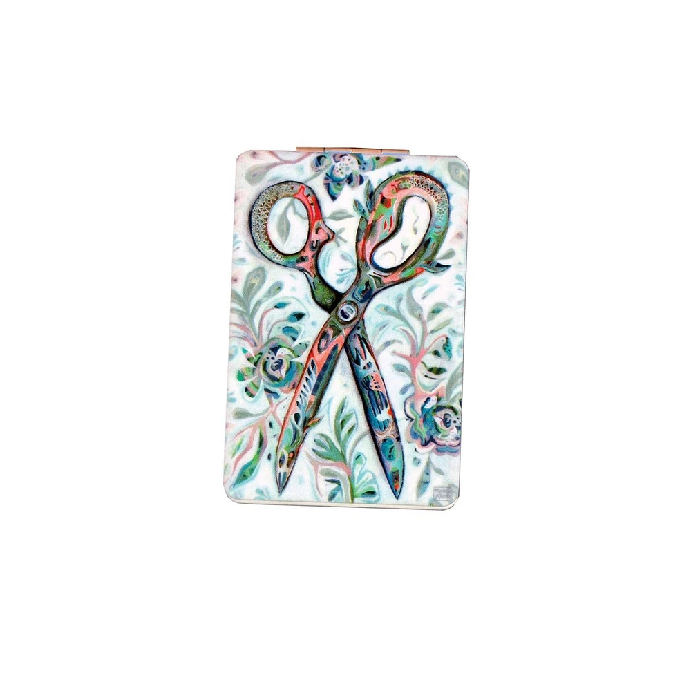 Scissors Compact Mirror