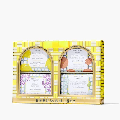 Beekman 1802 4-Piece Travel Size Bar Soap Set