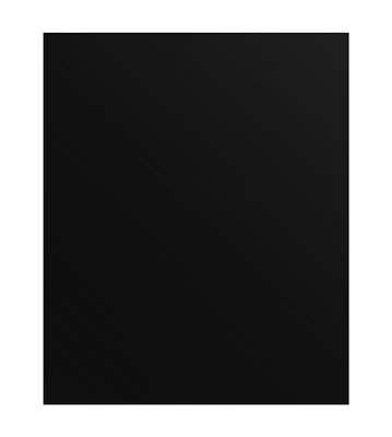 Black Aluminum Plate - 1 x 3”