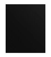 Black Aluminum Plate - 1 x 3”
