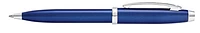 Sheaffer 100 Glossy Blue Lacquer Ballpoint Pen