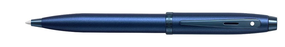 Sheaffer 100 Satin Blue Ballpoint Pen