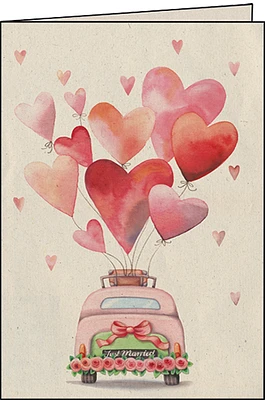 Just Married - Wedding Card