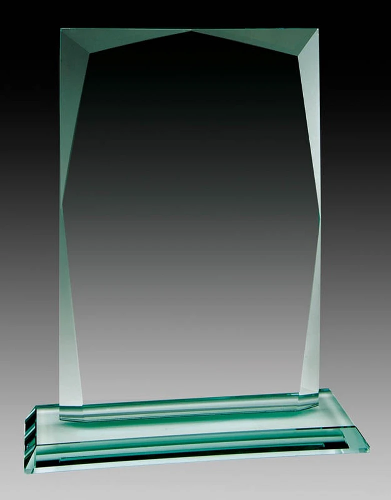 Glass Jade Block, 5.5″