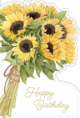 Sunflower Birthday Card