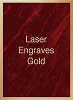 Burgundy/Gold Plate