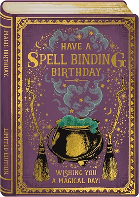 Story Book Spells Birthday Card