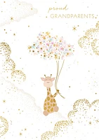 Proud Grandparents Giraffe Card