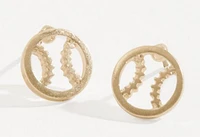 Baseball Stud Earrings