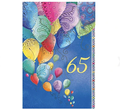 65th Birthday Card