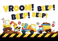 Vroom Vroom Childs Birthday Card