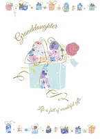 Granddaughter - Wonderful Gifts Birthday Card