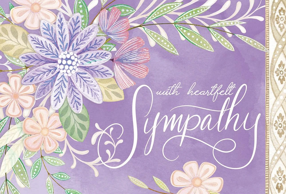 Floral Sympathy Card