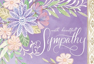 Floral Sympathy Card