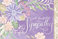 Floral Sympathy Card