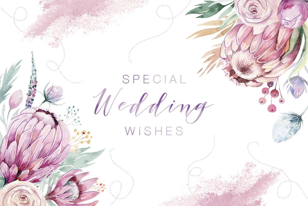 Special Wedding Wishes Card
