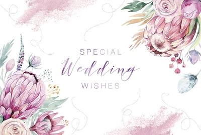 Special Wedding Wishes Card