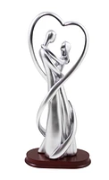 Antique Silver Lover Figurine