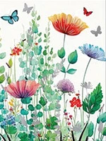 Floral Mini Card