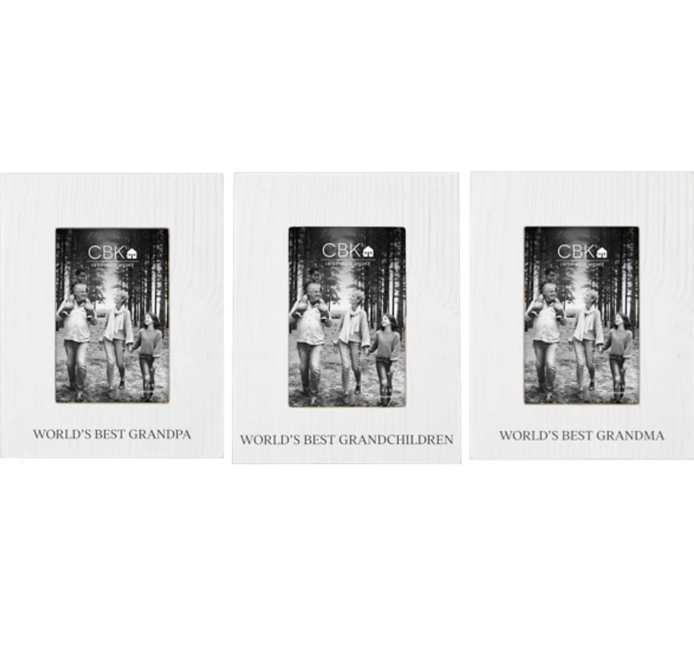 Grandma, Grandpa, Grandchildren 4x6 Frame