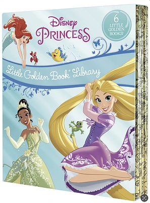 Disney Princess Little Golden Book Library - 6 Little Golden Books