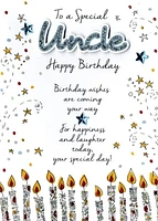 Very Special Uncle Birthday Card