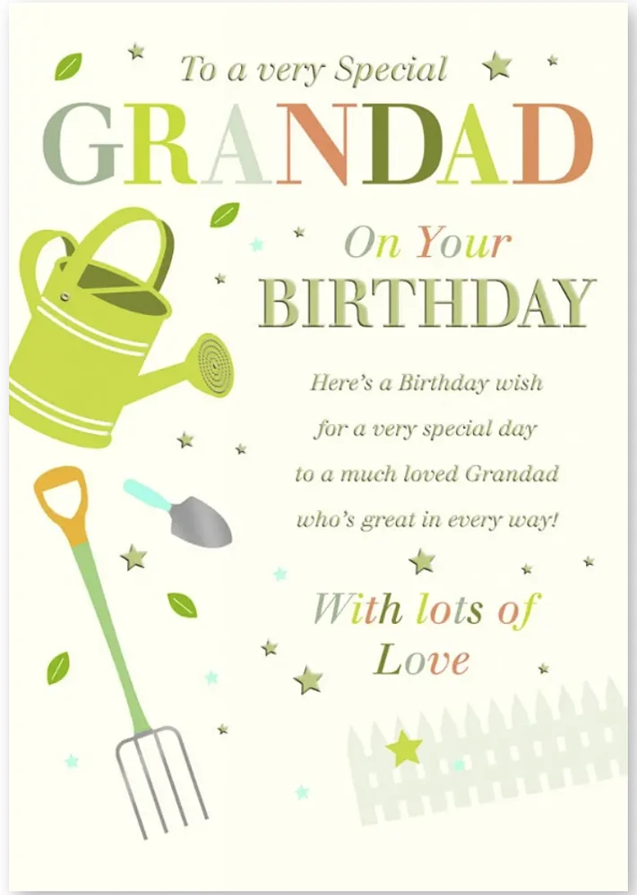 Special Grandad Birthday Card