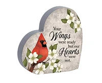 Cardinal Heart Decor