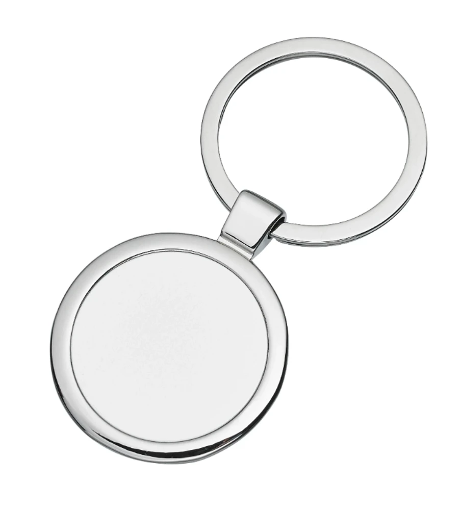Engravable Circle Keychain