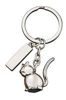 Engravable Cat Keychain
