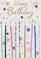 Happy Birthday Candles Card