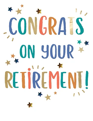 Congrats on your Retirement Gigantic Card