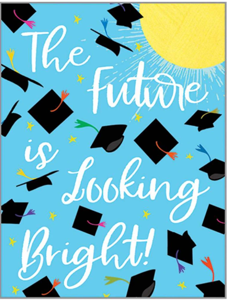 "The Future is Looking Bright" Graduation Card