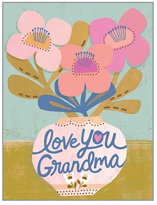 "Love You Grandma" Card