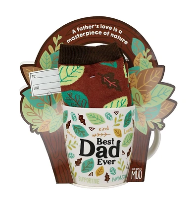 Best Dad Mug Sock Card Set