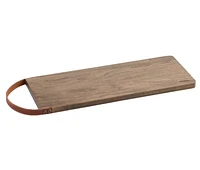 Cutting Board with Leather Handle