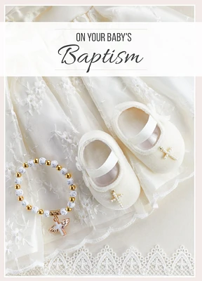 Baptism Booties Card