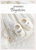 Baptism Booties Card
