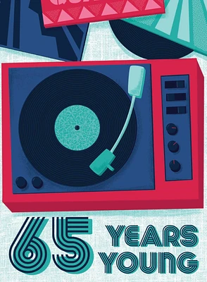 65 Years Young Card